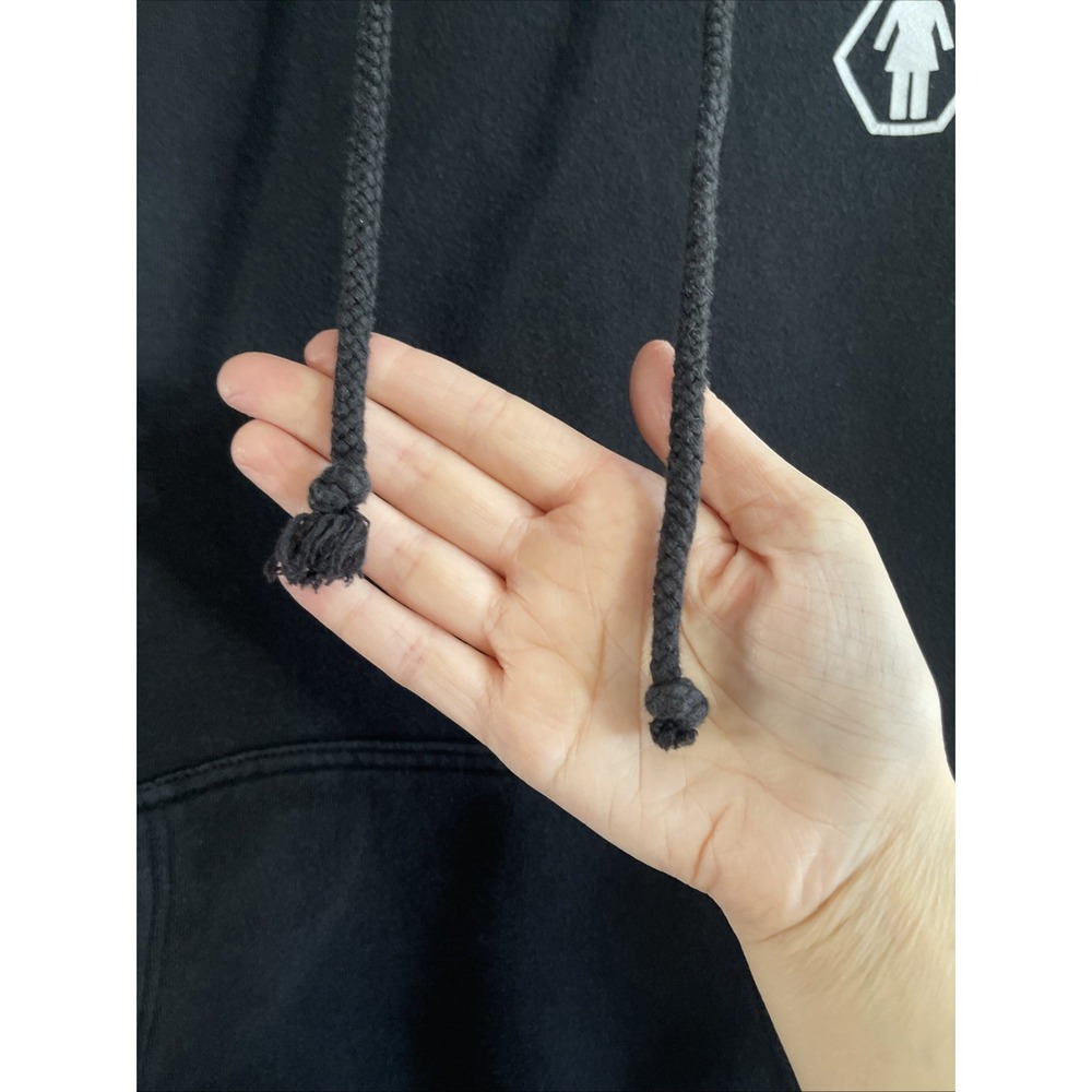 Volcom Girl Skateboard Collab‎ Black Hoodie Men's M - Picture 6 of 11